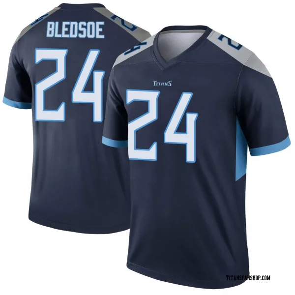 Men's Joshuah Bledsoe Tennessee Titans Legend Navy Jersey