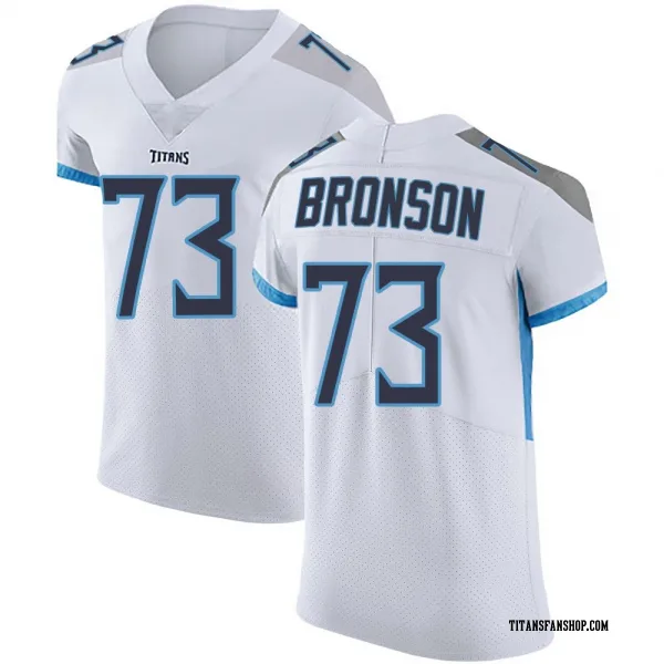 Men's Josiah Bronson Tennessee Titans Elite White Vapor Untouchable Jersey