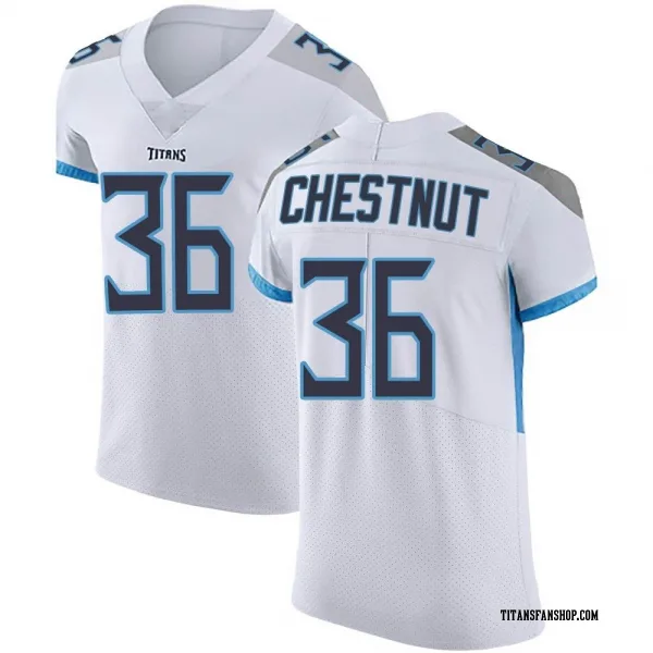 Men's Julius Chestnut Tennessee Titans Elite White Vapor Untouchable Jersey