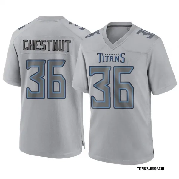 Men's Julius Chestnut Tennessee Titans Game Gray Atmosphere Fashion Jersey