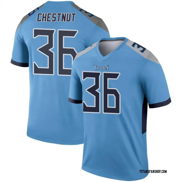 Men's Julius Chestnut Tennessee Titans Legend Light Blue Jersey