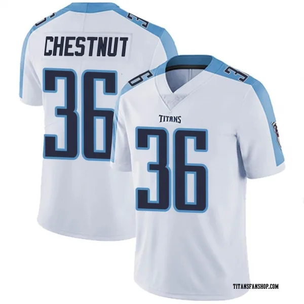 Men's Julius Chestnut Tennessee Titans Limited White Vapor Untouchable Jersey