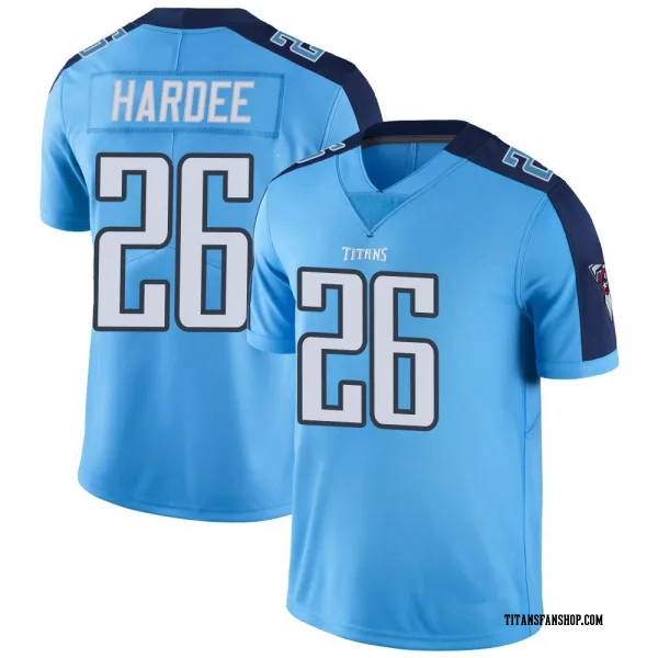 Men's Justin Hardee Sr. Tennessee Titans Limited Light Blue Color Rush Jersey