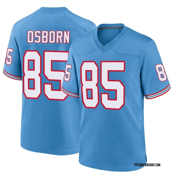 Men's K.J. Osborn Tennessee Titans Game Light Blue Oilers Throwback Alternate Jersey