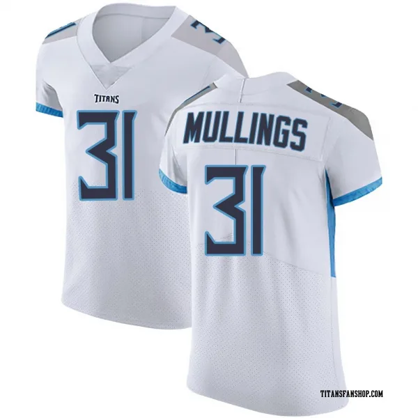 Men's Kalel Mullings Tennessee Titans Elite White Vapor Untouchable Jersey