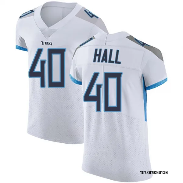 Men's Kemon Hall Tennessee Titans Elite White Vapor Untouchable Jersey