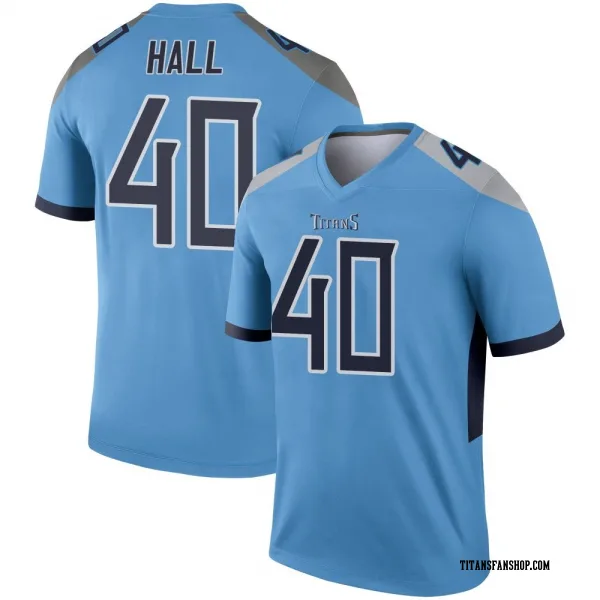 Men's Kemon Hall Tennessee Titans Legend Light Blue Jersey