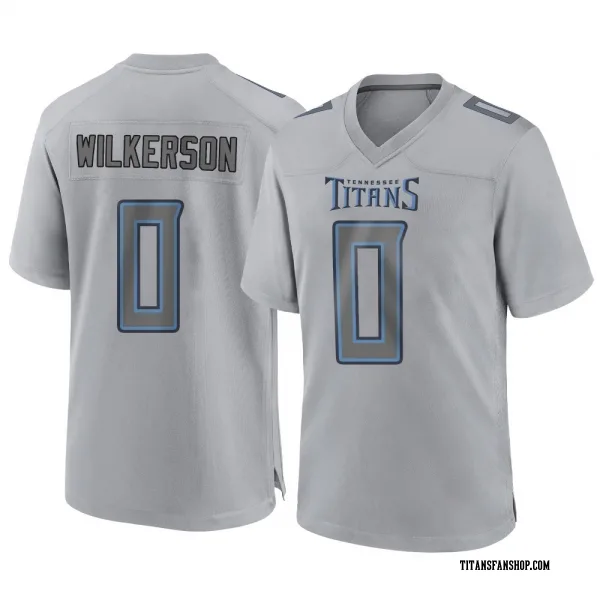 Men's Kristian Wilkerson Tennessee Titans Game Gray Atmosphere Fashion Jersey