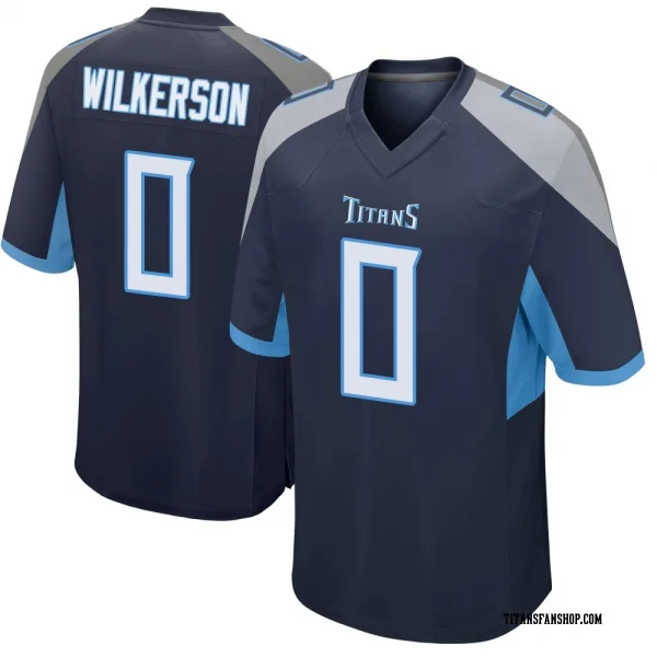 Men's Kristian Wilkerson Tennessee Titans Game Navy Jersey
