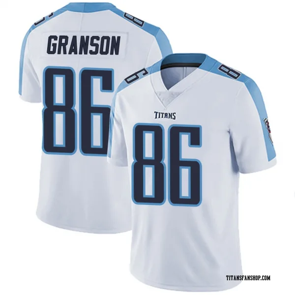 Men's Kylen Granson Tennessee Titans Limited White Vapor Untouchable Jersey