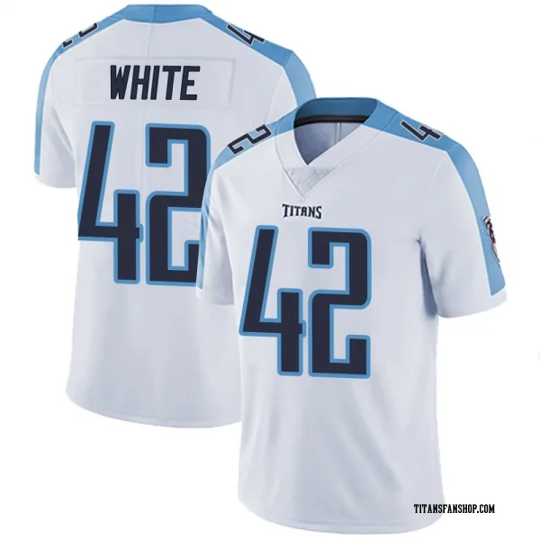 Men's Kyzir White Tennessee Titans Limited White Vapor Untouchable Jersey