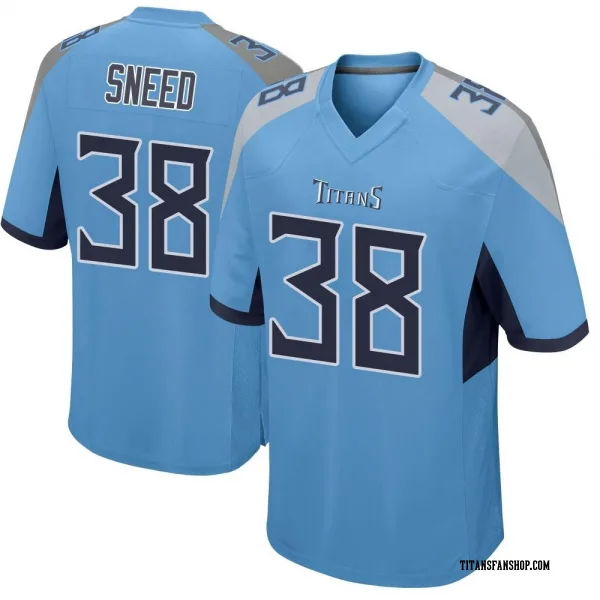 Men's L'Jarius Sneed Tennessee Titans Game Light Blue Jersey