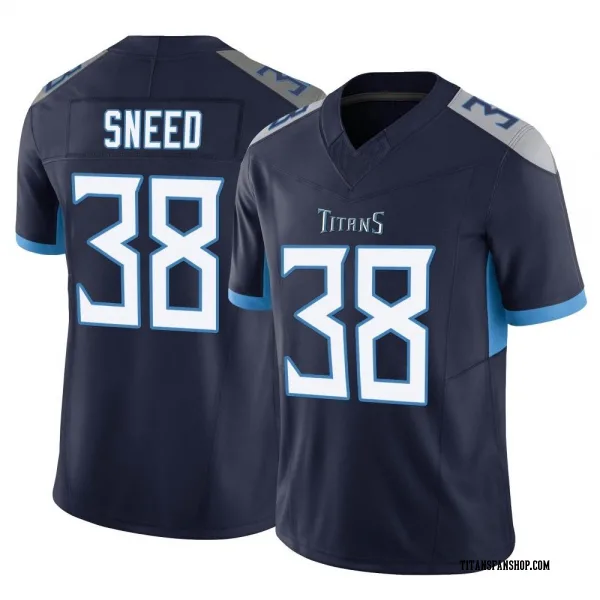 Men's L'Jarius Sneed Tennessee Titans Limited Navy Vapor F.U.S.E. Jersey