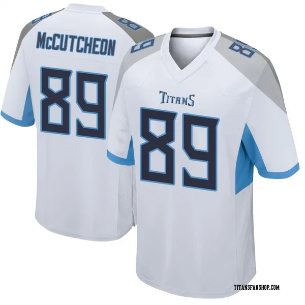 Men's Lance McCutcheon Tennessee Titans Game White Jersey