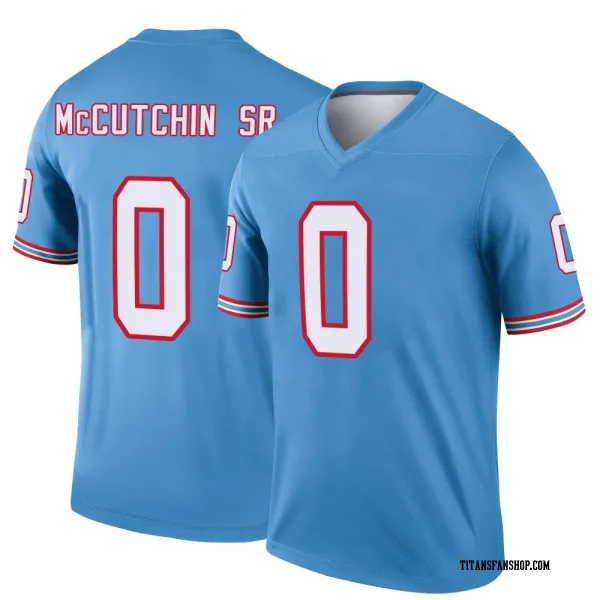 Men's Latrell McCutchin Sr. Tennessee Titans Legend Light Blue Oilers Throwback Jersey