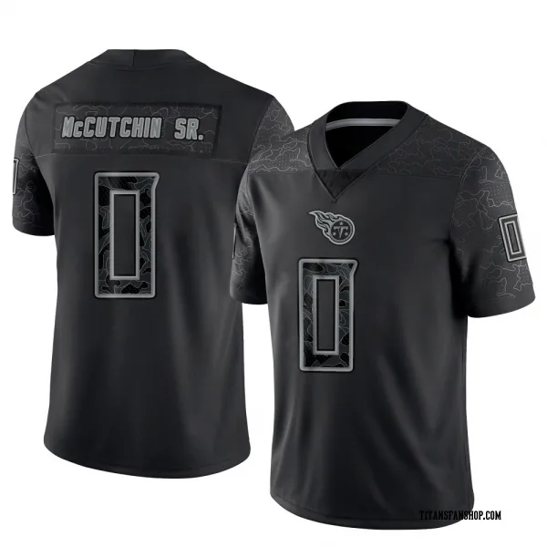 Men's Latrell McCutchin Sr. Tennessee Titans Limited Black Reflective Jersey