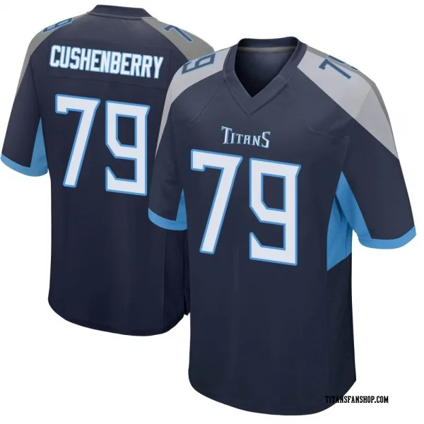 Men's Lloyd Cushenberry III Tennessee Titans Game Navy Jersey