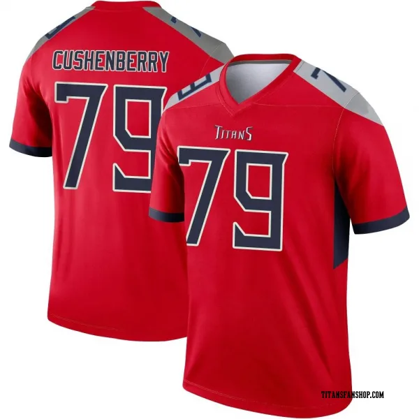 Men's Lloyd Cushenberry III Tennessee Titans Legend Red Inverted Jersey