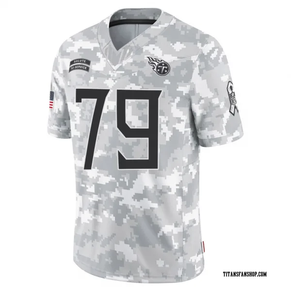 Men's Lloyd Cushenberry III Tennessee Titans Limited Arctic Camo 2024 Salute to Service Jersey