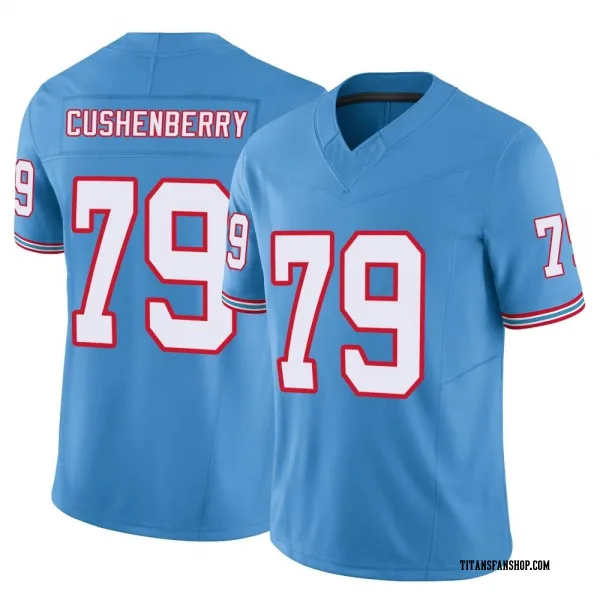 Men's Lloyd Cushenberry III Tennessee Titans Limited Light Blue Vapor F.U.S.E. Jersey