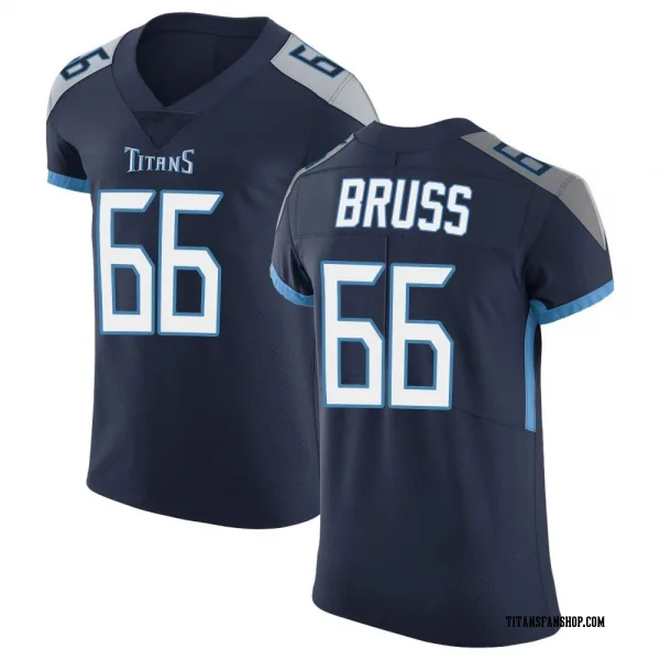 Men's Logan Bruss Tennessee Titans Elite Navy Vapor Untouchable Jersey