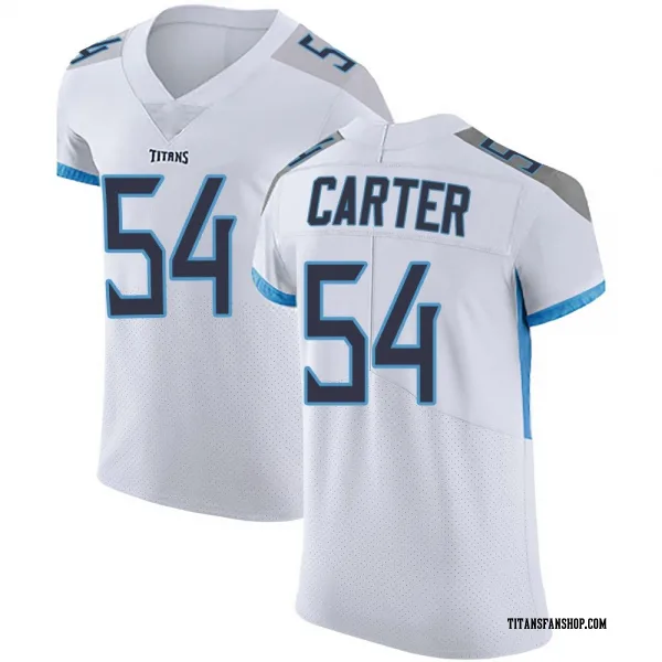Men's Lorenzo Carter Tennessee Titans Elite White Vapor Untouchable Jersey