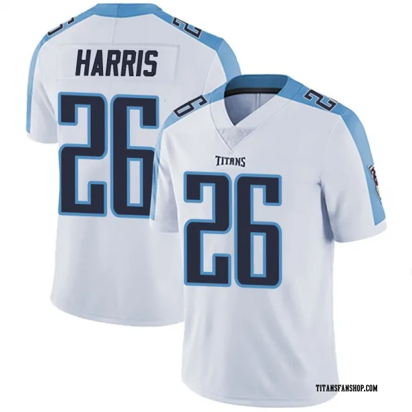 Men's Marcus Harris Tennessee Titans Limited White Vapor Untouchable Jersey