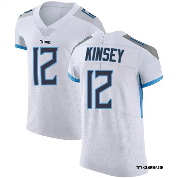 Men's Mason Kinsey Tennessee Titans Elite White Vapor Untouchable Jersey