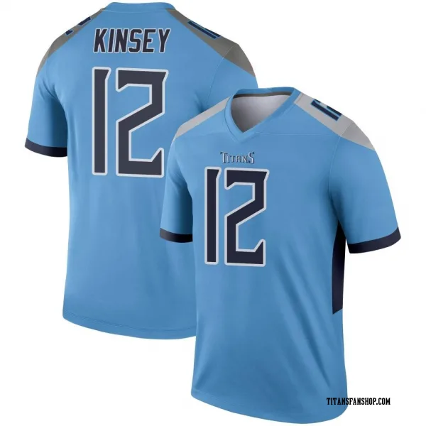Men's Mason Kinsey Tennessee Titans Legend Light Blue Jersey