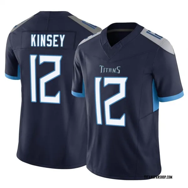 Men's Mason Kinsey Tennessee Titans Limited Navy Vapor F.U.S.E. Jersey