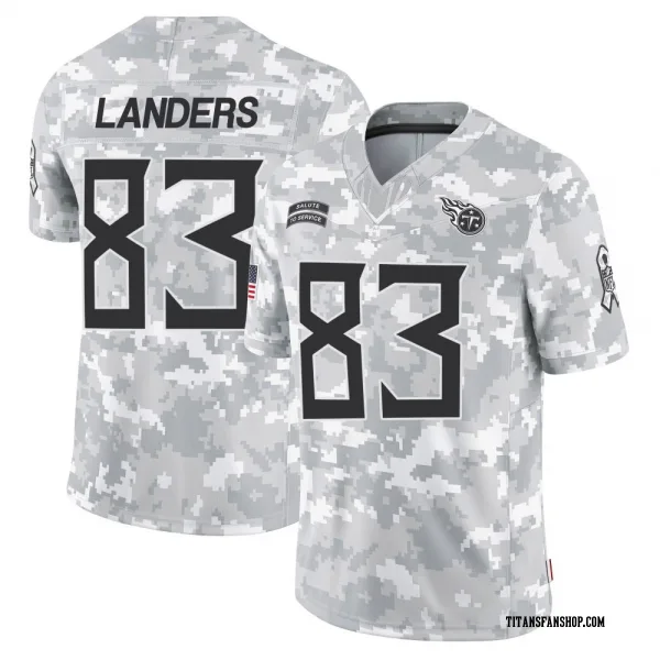 Men's Matt Landers Tennessee Titans Limited Arctic Camo 2024 Salute to Service Jersey