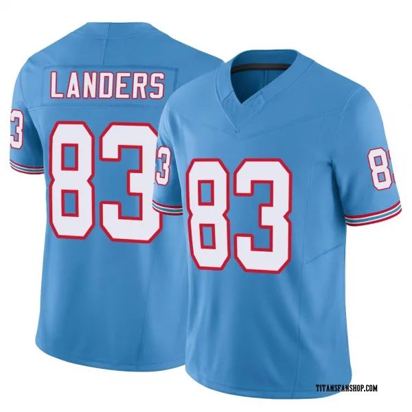 Men's Matt Landers Tennessee Titans Limited Light Blue Vapor F.U.S.E. Jersey