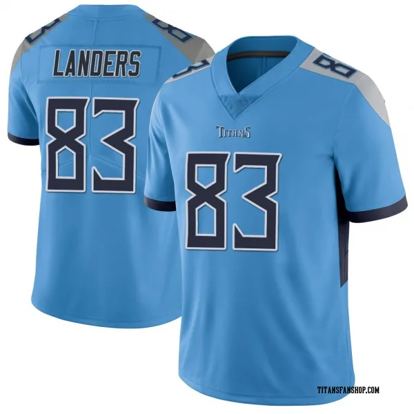 Men's Matt Landers Tennessee Titans Limited Light Blue Vapor Untouchable Jersey