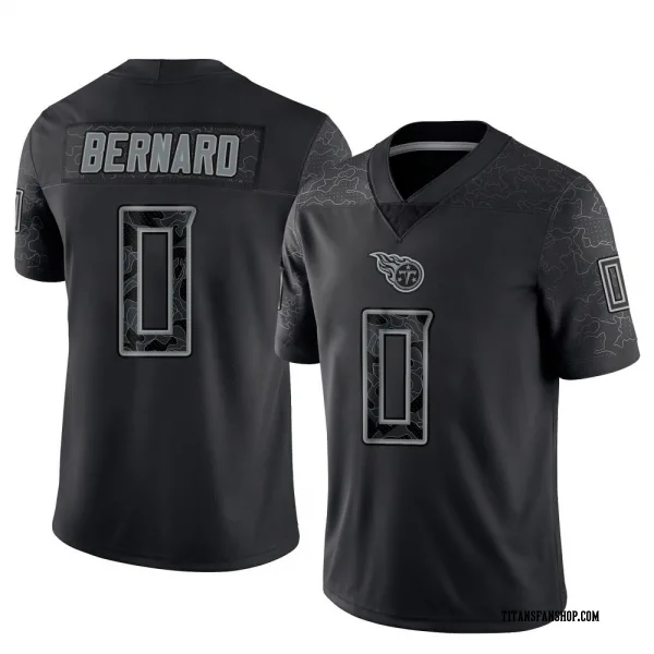 Men's Micah Bernard Tennessee Titans Limited Black Reflective Jersey
