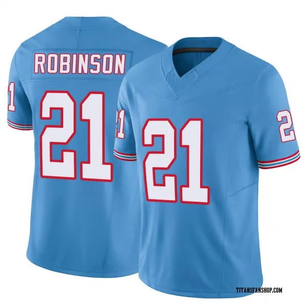 Men's Micah Robinson Tennessee Titans Limited Light Blue Vapor F.U.S.E. Jersey