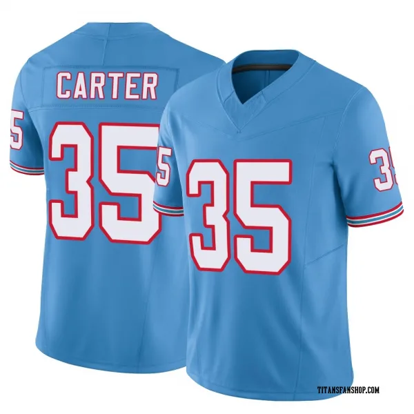 Men's Michael Carter Tennessee Titans Limited Light Blue Vapor F.U.S.E. Jersey