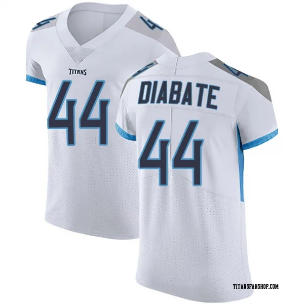 Men's Mohamoud Diabate Tennessee Titans Elite White Vapor Untouchable Jersey