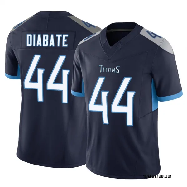 Men's Mohamoud Diabate Tennessee Titans Limited Navy Vapor F.U.S.E. Jersey