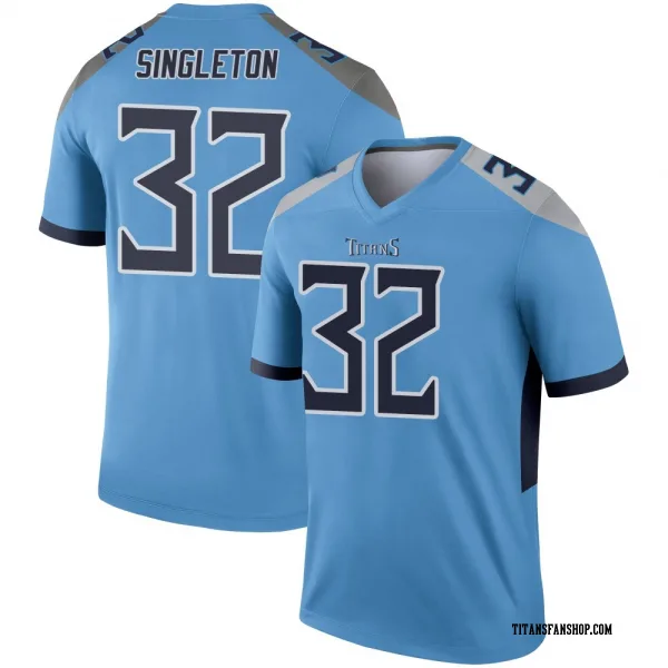 Men's Nicholas Singleton Tennessee Titans Legend Light Blue Jersey