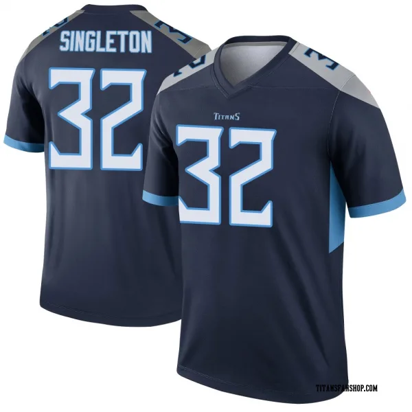 Men's Nicholas Singleton Tennessee Titans Legend Navy Jersey