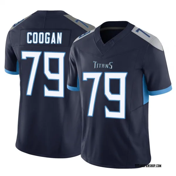 Men's Pat Coogan Tennessee Titans Limited Navy Vapor F.U.S.E. Jersey