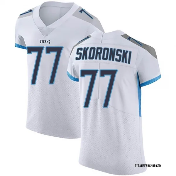 Men's Peter Skoronski Tennessee Titans Elite White Vapor Untouchable Jersey
