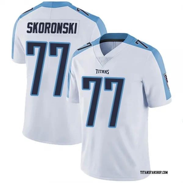 Men's Peter Skoronski Tennessee Titans Limited White Vapor Untouchable Jersey