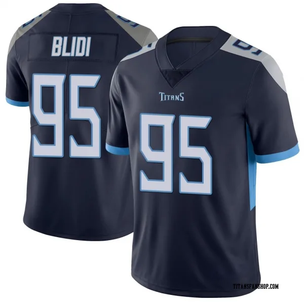 Men's Philip Blidi Tennessee Titans Limited Navy Vapor Untouchable Jersey
