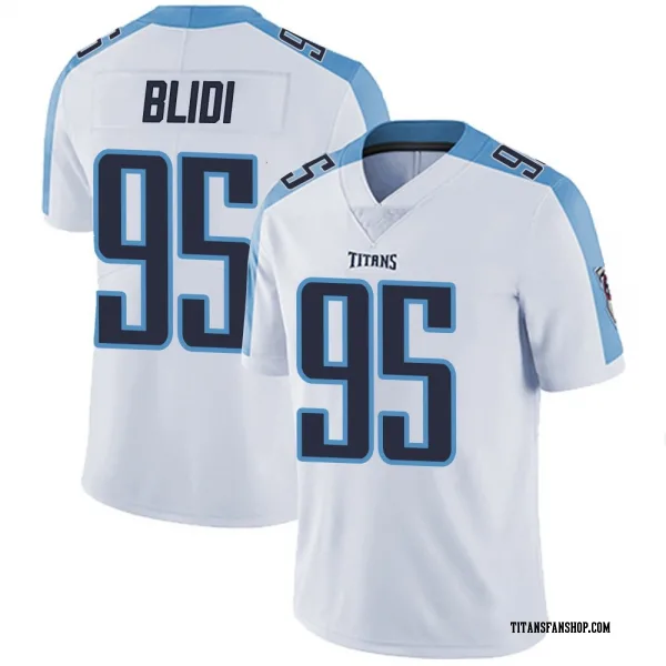 Men's Philip Blidi Tennessee Titans Limited White Vapor Untouchable Jersey