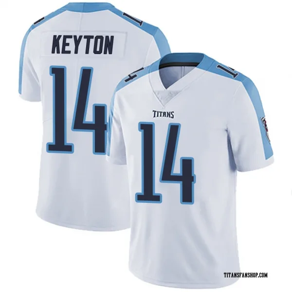Men's Ramel Keyton Tennessee Titans Limited White Vapor Untouchable Jersey