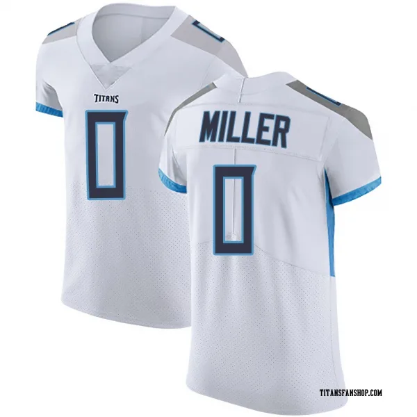Men's Rasheed Miller Tennessee Titans Elite White Vapor Untouchable Jersey