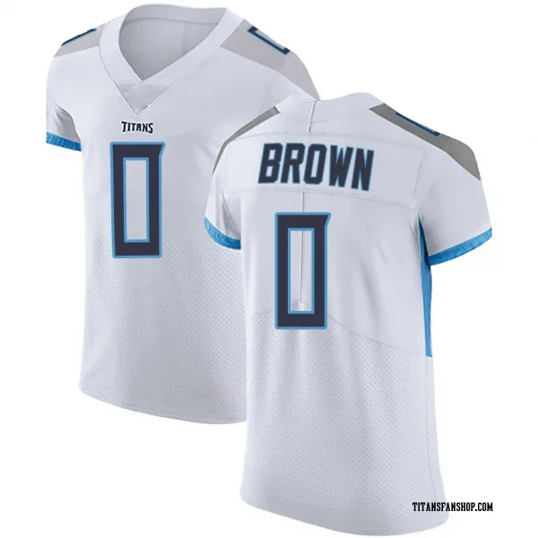 Men's Sean Brown Tennessee Titans Elite White Vapor Untouchable Jersey