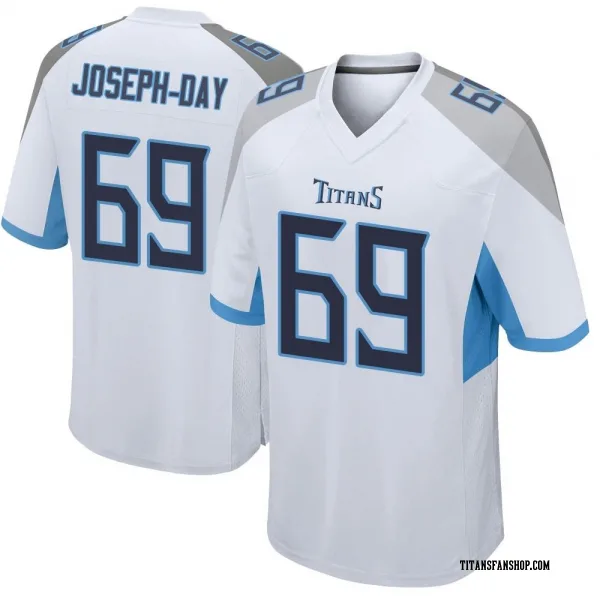Men's Sebastian Joseph-Day Tennessee Titans Game White Jersey
