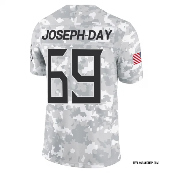 Men's Sebastian Joseph-Day Tennessee Titans Limited Arctic Camo 2024 Salute to Service Jersey